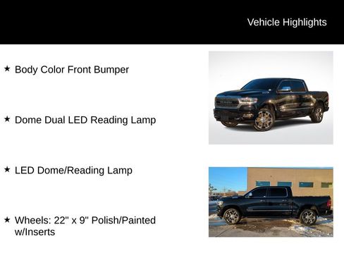 Used 2022 RAM 1500 Limited w/ Body Color Bumper Group image 21