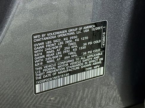 Used 2022 Volkswagen Atlas SE image 32