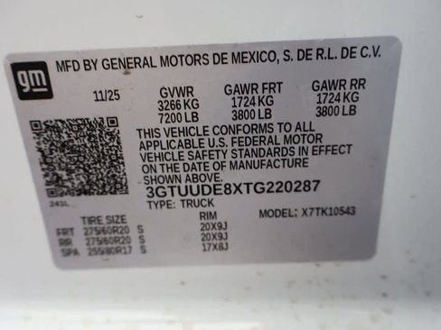 New 2026 GMC Sierra 1500 SLT w/ SLT Premium Plus Package AWD/4WD image 25