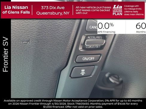 New 2026 Nissan Frontier SV w/ Tow Package image 19