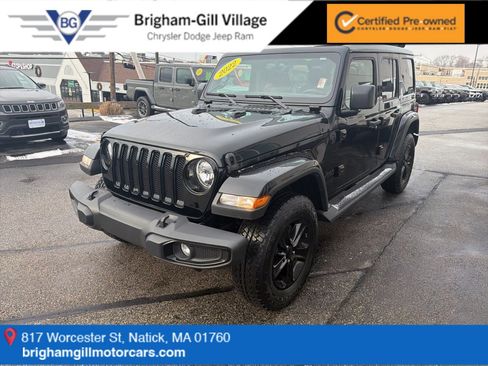 Certified 2022 Jeep Wrangler Unlimited Sahara image 1