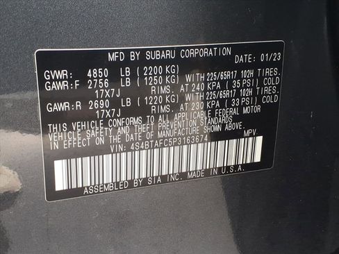 Certified 2023 Subaru Outback Premium image 27