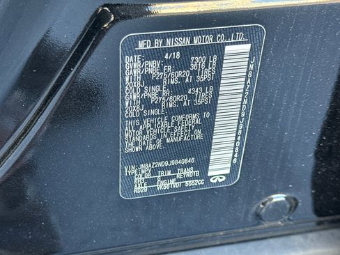 Used 2018 INFINITI QX80 2WD w/ Driver Assistance Package image 58