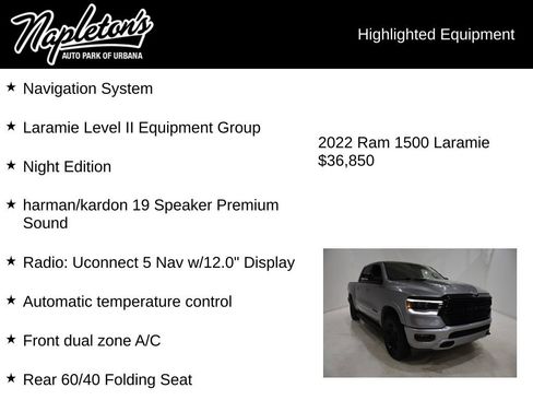 Used 2022 RAM 1500 Laramie image 15