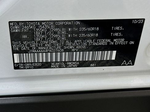 Used 2023 Toyota bZ4X XLE w/ Weather Package image 12