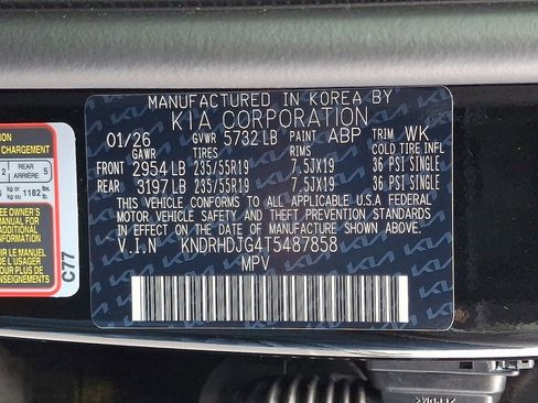 New 2026 Kia Sorento EX image 19