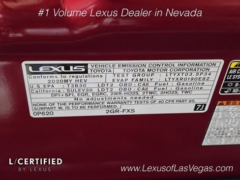 Certified 2020 Lexus RX 450h AWD w/ Premium Package image 29