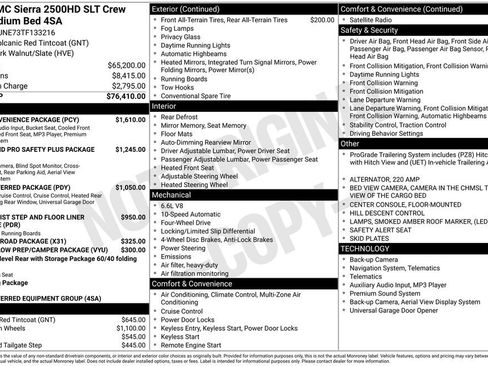 New 2026 GMC Sierra 2500 SLT w/ SLT Convenience Package image 2
