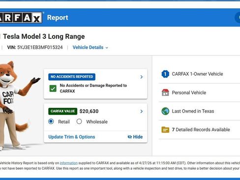 Used 2021 Tesla Model 3 Long Range AWD/4WD image 10
