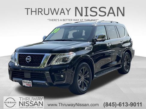 Used 2020 Nissan Armada Platinum w/ Captain's Chairs Package image 1
