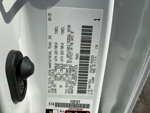 Used 2025 Toyota Tundra SR5 w/ TRD Off-Road Package AWD/4WD image 29
