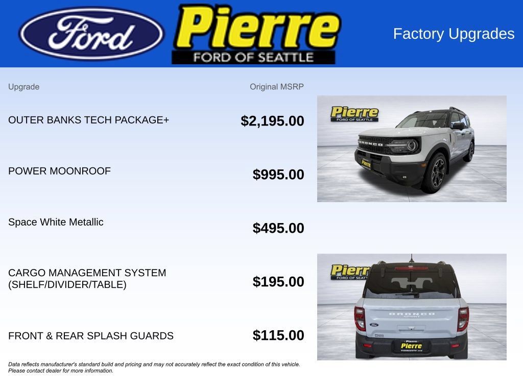 New 2026 Ford Bronco Sport Outer Banks w/ Outer Banks Tech Package+ AWD/4WD image 13