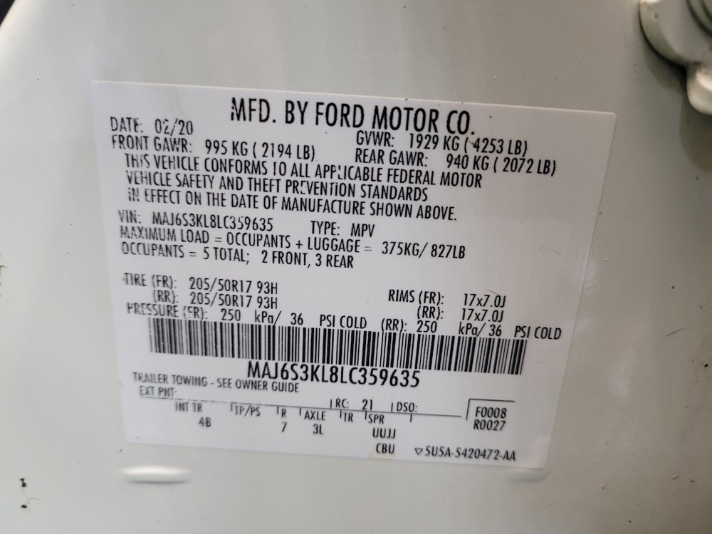 Used 2020 Ford EcoSport Titanium AWD/4WD image 33