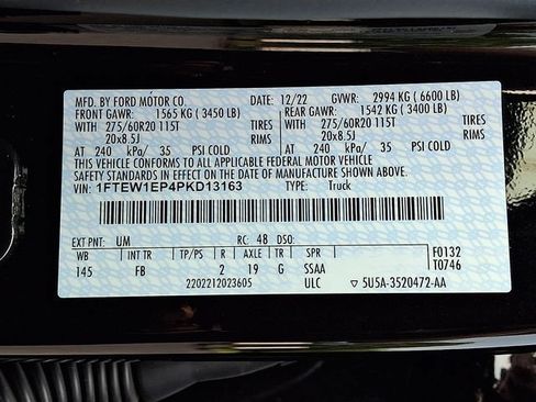 Used 2023 Ford F150 XLT w/ Equipment Group 302A High AWD/4WD image 27