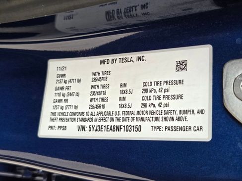 Used 2022 Tesla Model 3 image 23