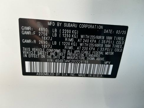 Used 2025 Subaru Outback Limited w/ Popular Package #2 AWD/4WD image 16