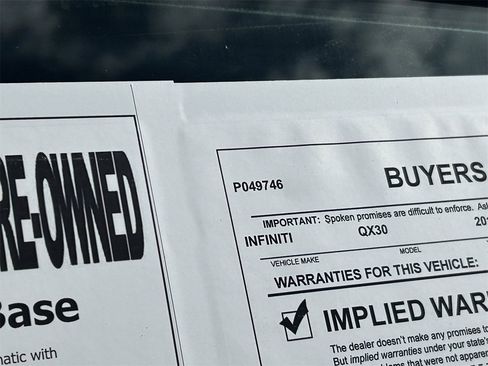 Certified 2018 INFINITI QX30 LUXE image 35