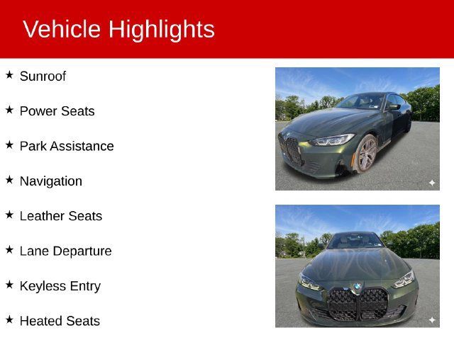 Used 2024 BMW 430i Gran Coupe xDrive w/ Premium Package AWD/4WD image 2