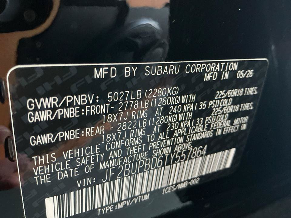 New 2026 Subaru Outback Premium AWD/4WD image 35