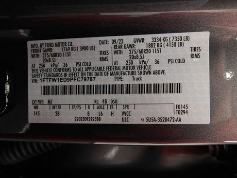 Used 2023 Ford F150 Lariat w/ Equipment Group 502A High image 43