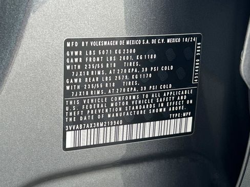 Certified 2024 Volkswagen Tiguan Wolfsburg Edition w/ Panoramic Sunroof Package AWD/4WD image 10
