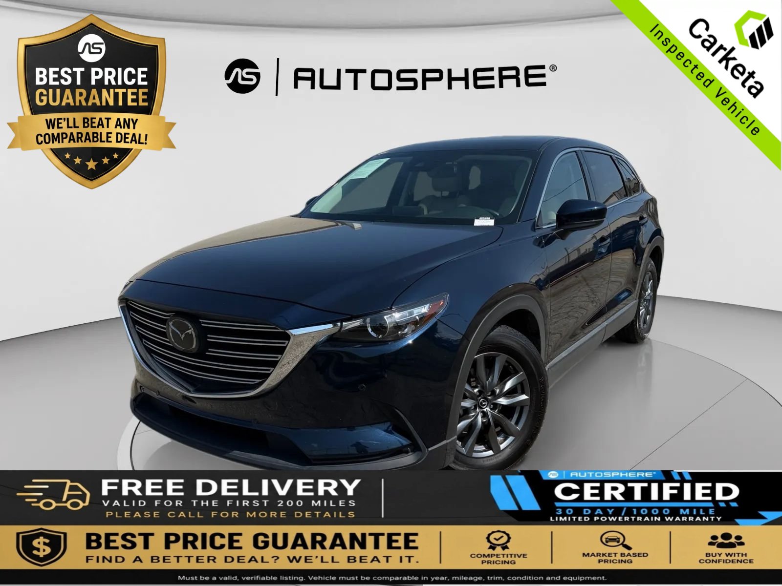 Used 2020 MAZDA CX-9 Touring w/ Touring Premium Package FWD image 1