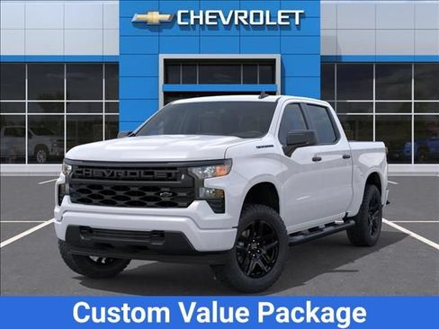 New 2026 Chevrolet Silverado 1500 Custom w/ Turbomax Blackout Package RWD image 8