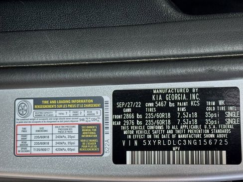 Certified 2022 Kia Sorento S image 31