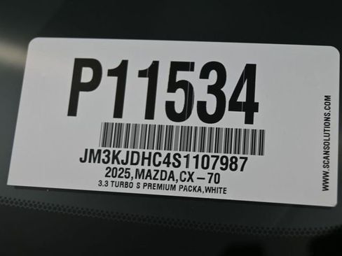 Certified 2025 MAZDA CX-70 3.3 Turbo S w/ Premium Package image 27