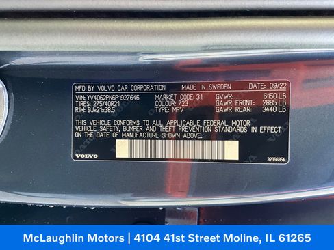 Certified 2023 Volvo XC90 B6 Plus w/ Protection Package image 36