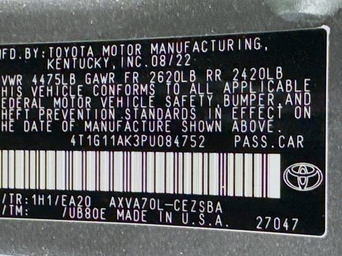Used 2023 Toyota Camry SE w/ Blackout Package (TMS) FWD image 24