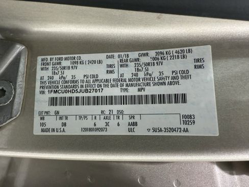 Used 2018 Ford Escape SEL image 17