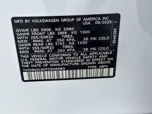 New 2026 Volkswagen Atlas SE image 28