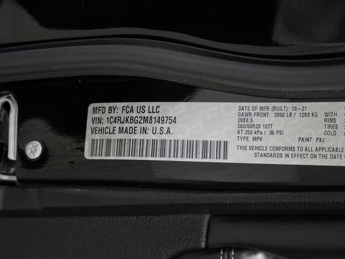 Certified 2021 Jeep Grand Cherokee L Limited w/ Trailer Tow Group (B) image 55