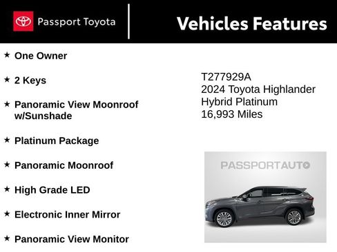 Used 2024 Toyota Highlander Platinum AWD/4WD image 11