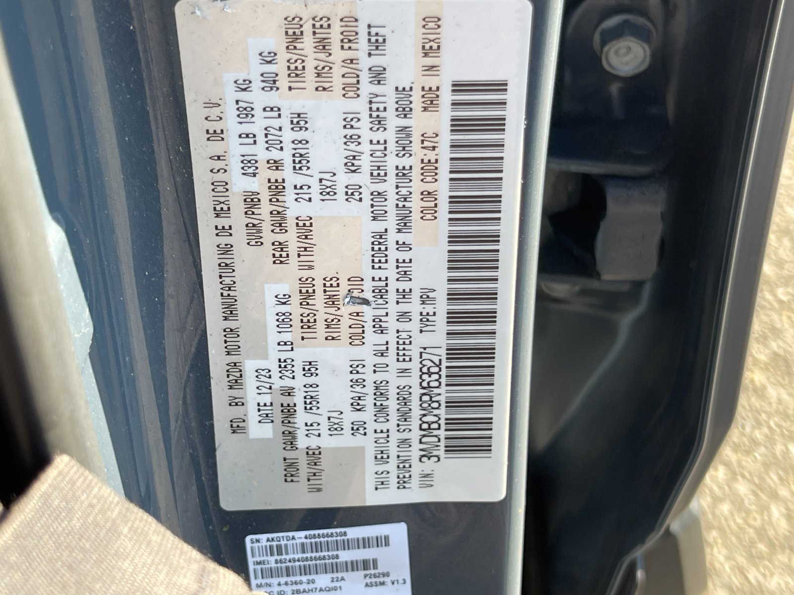 Used 2024 MAZDA CX-30 AWD 2.5 S w/ Preferred Package image 32