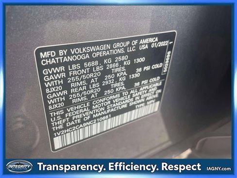 Used 2022 Volkswagen Atlas Cross Sport SE image 19