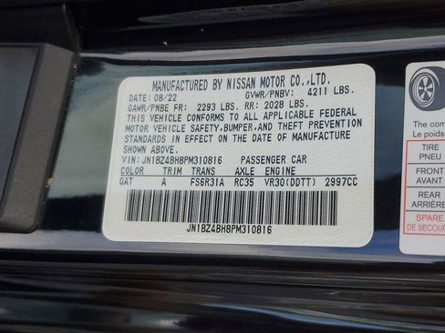 Used 2023 Nissan Z w/ Floor Mat Package (L93) RWD image 30