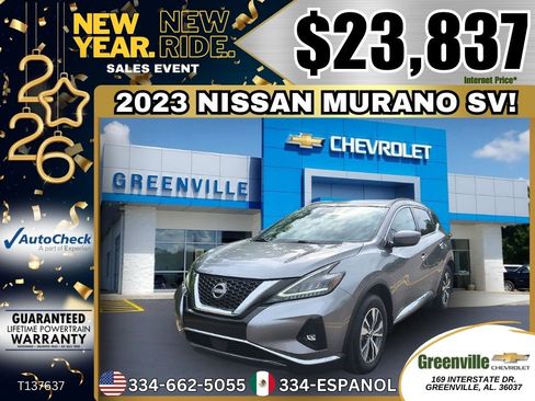 Used 2023 Nissan Murano SV w/ Cargo Package image 1