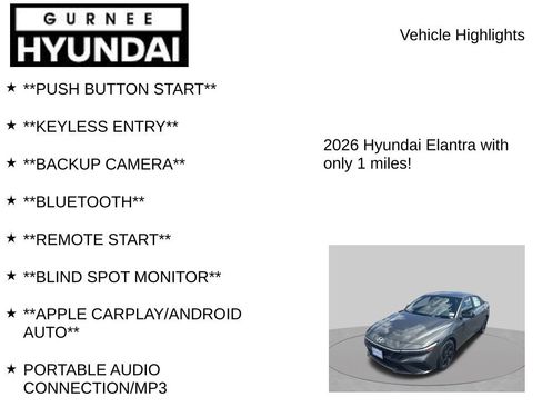 New 2026 Hyundai Elantra Sport FWD image 8