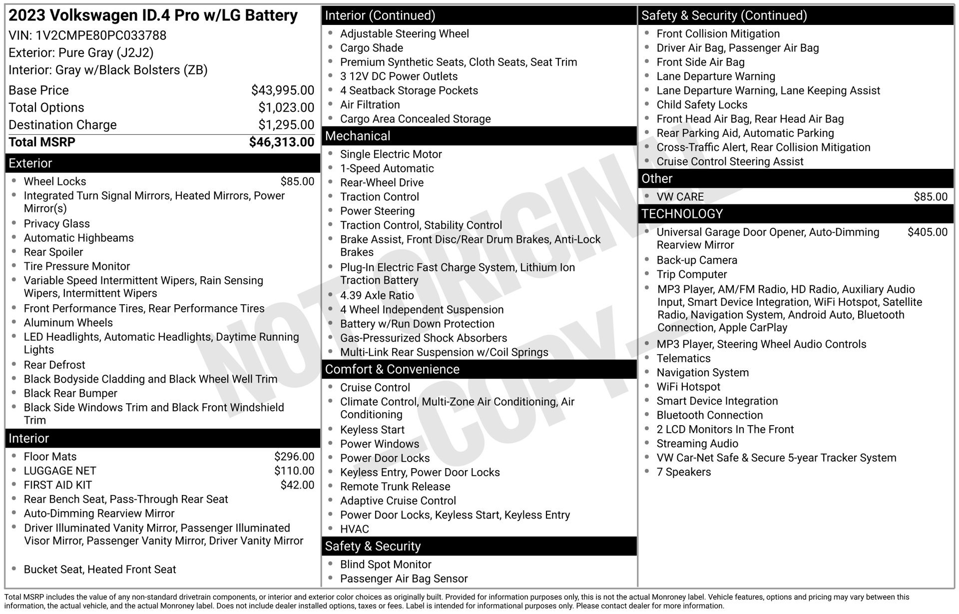 Certified 2023 Volkswagen ID.4 Pro RWD image 27