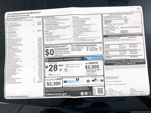 New 2025 BMW 230i xDrive Coupe w/ Premium Package image 22