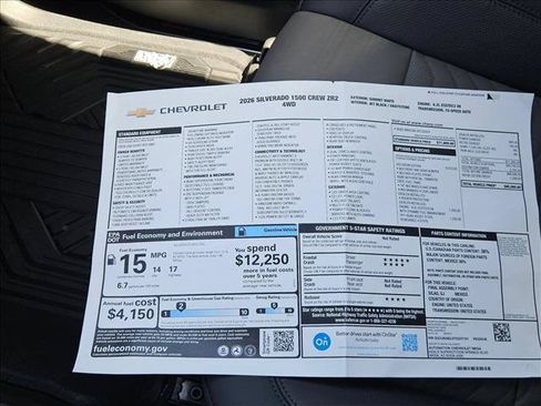 New 2026 Chevrolet Silverado 1500 ZR2 w/ ZR2 Bison Edition AWD/4WD image 18