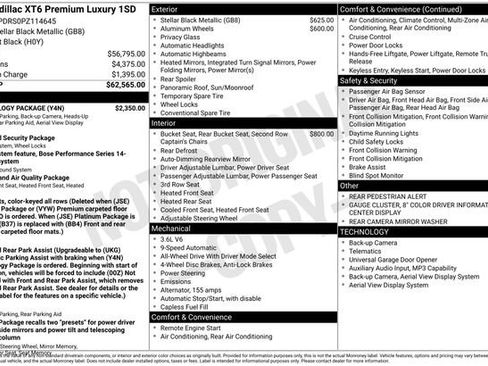 Used 2023 Cadillac XT6 Premium Luxury w/ Technology Package image 35