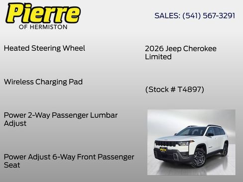 New 2026 Jeep Cherokee Limited AWD/4WD image 30
