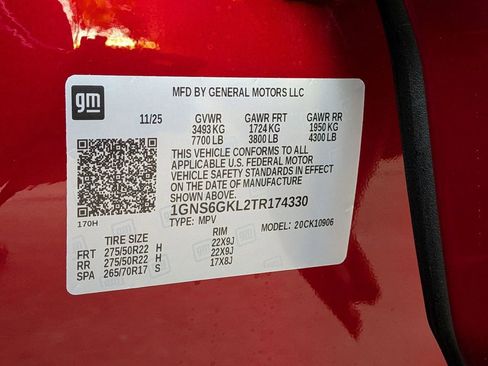 New 2026 Chevrolet Suburban High Country w/ Sun And Tow Package AWD/4WD image 27