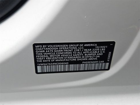 Used 2022 Volkswagen Passat 2.0T SE image 31