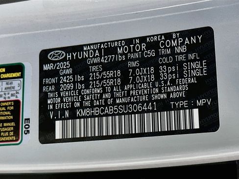 Used 2025 Hyundai Kona SEL AWD/4WD image 12