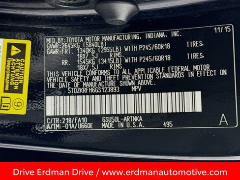 Certified 2016 Toyota Highlander Plus image 32