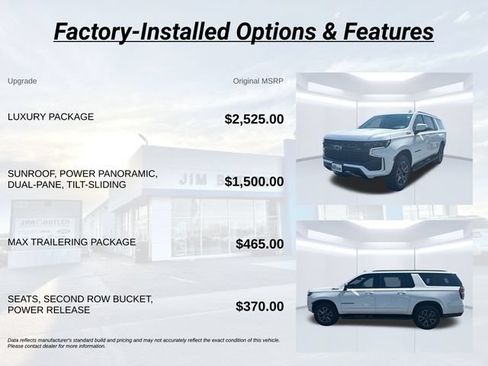 Used 2024 Chevrolet Suburban Z71 w/ Luxury Package AWD/4WD image 3
